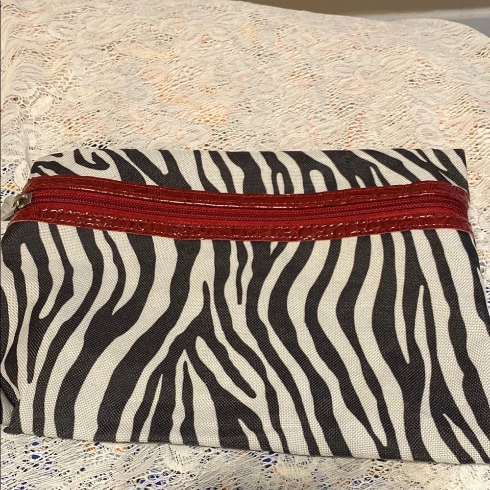 Black Textured Cosmetic Bags Set